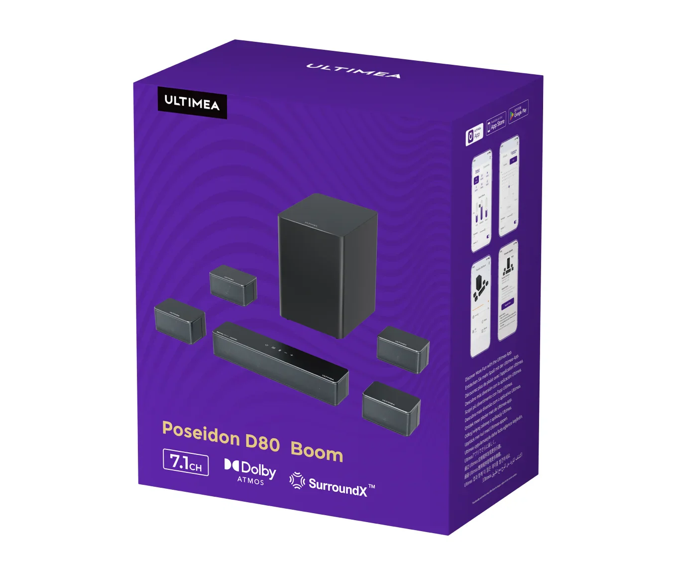 Poseidon D80 Boom Dolby Atmos Soundbar + Free Gift - Image 6